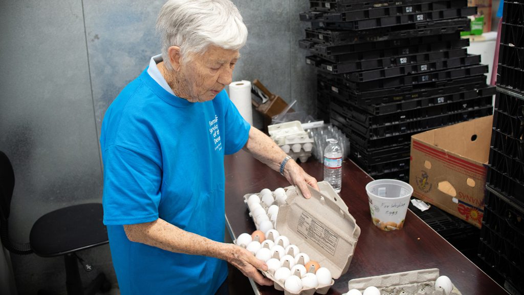 Volunteers working 116