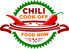 Chili Cook-Off Event Logo for Food Now