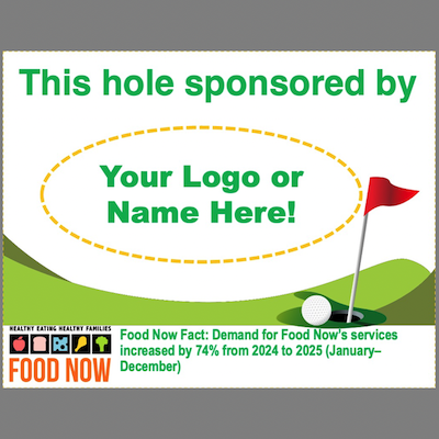 Sponsor a Hole at Puttin’ Food on the Table Putting Tournament